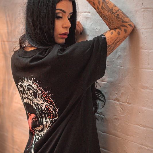 Premium Graphic Tee - Uk Streetwear Heavy Graphic T-Shirt - Skull Tshirt for Men and Women