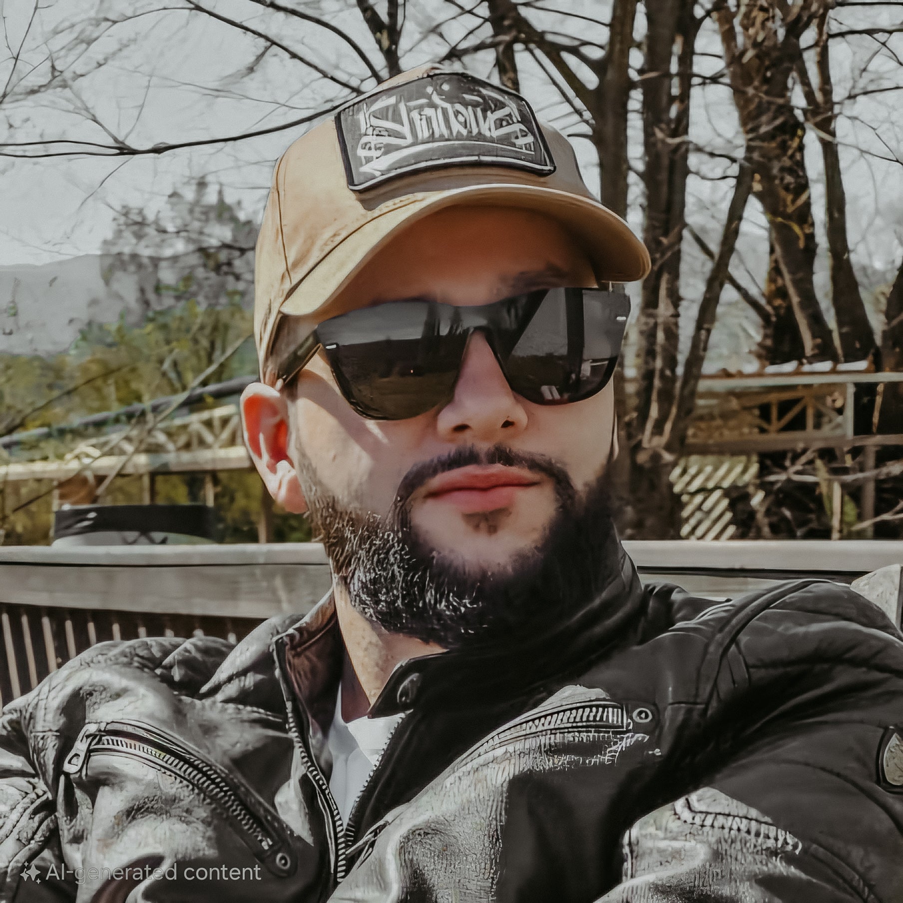 Customizable Patch Snapback Cap in Beige with Extra Free Patch - Jump The Dark