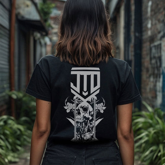 Graphic Tee - Badge Holds weight - Jump The Dark