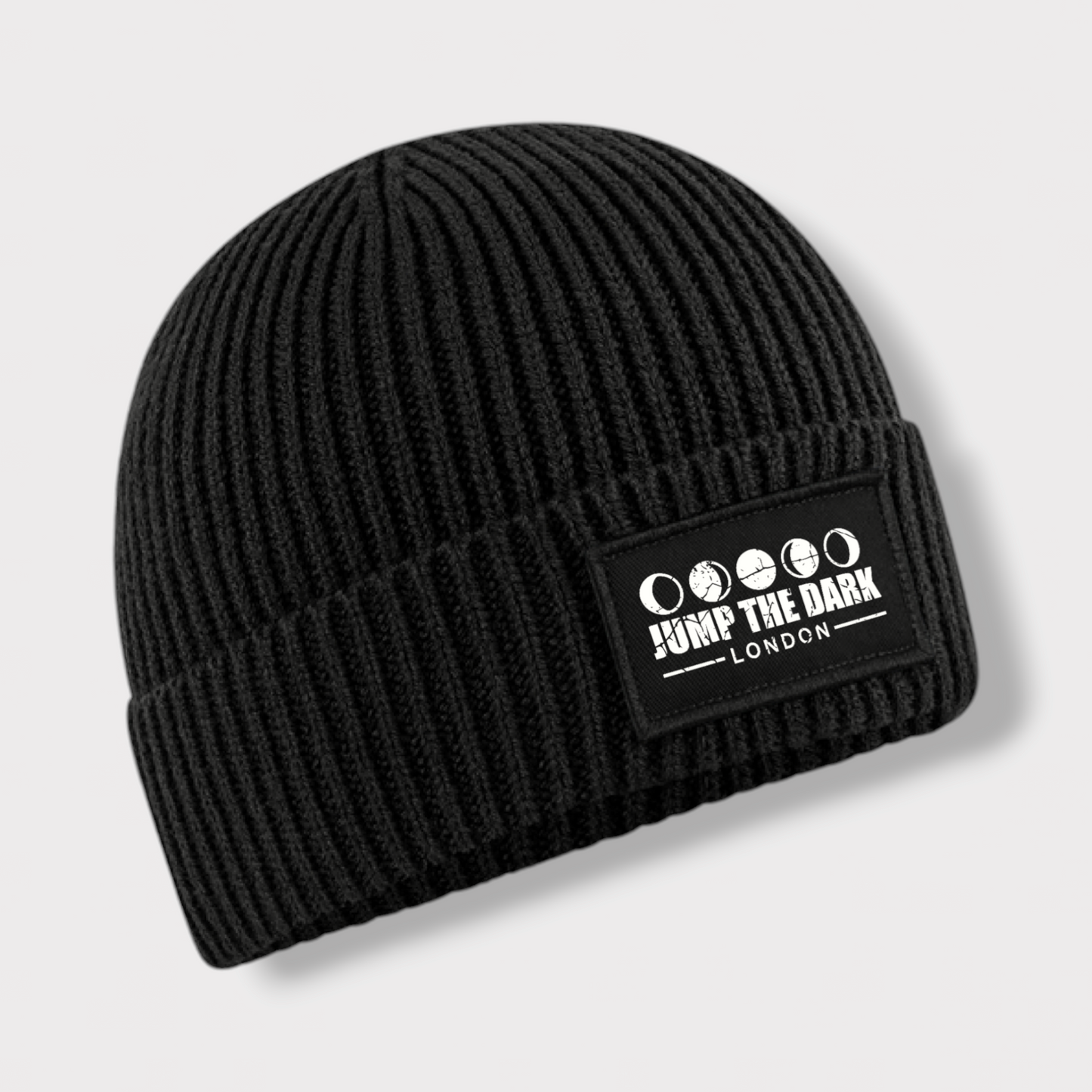 Black - Beanie - Beanie Hat - Alt Hat - Moon Beanie - jump The Dark