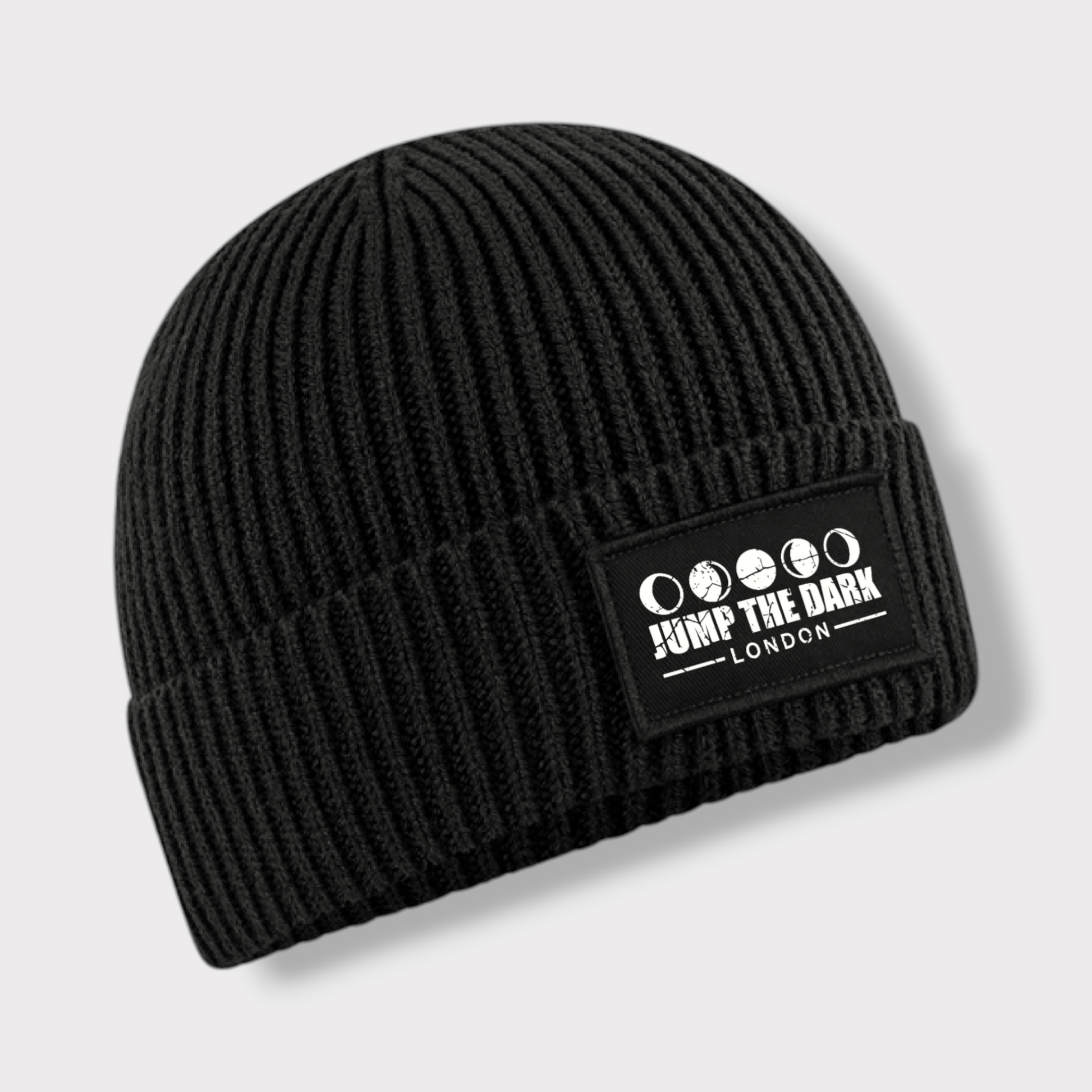 Black - Beanie - Beanie Hat - Alt Hat - Moon Beanie - jump The Dark