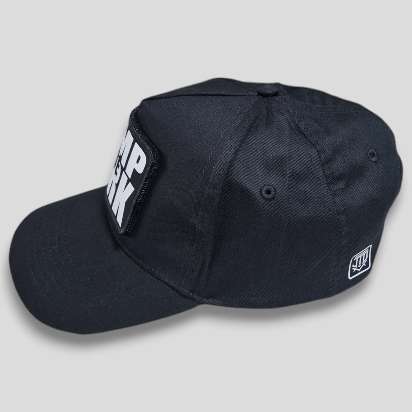 Black Snapback Cap - Everyday Style - Extra Patch Included - Adjustable Fit for Men & Women