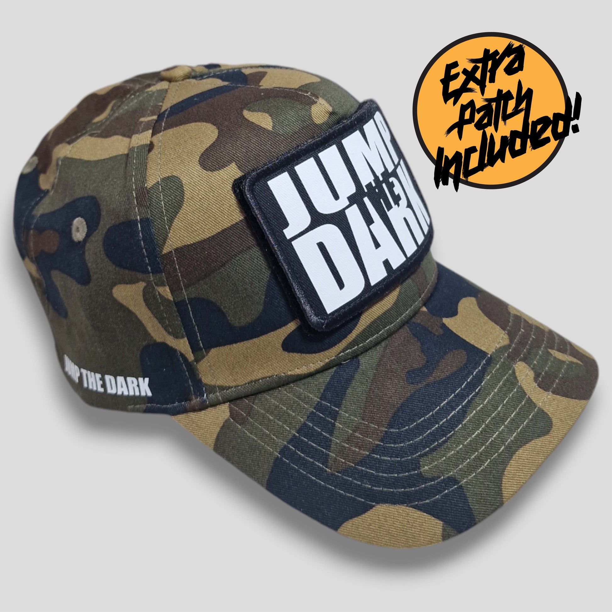 Interchangeable Snapback Cap - Camo - Adjustable Streetwear Hat - Jump The Dark