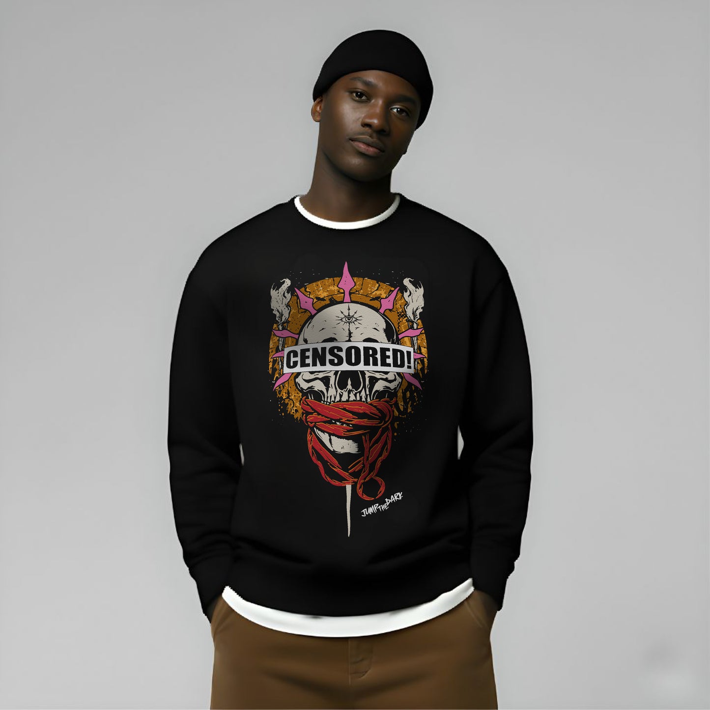 CENSORED - Graphic Crew Neck Sweatshirt