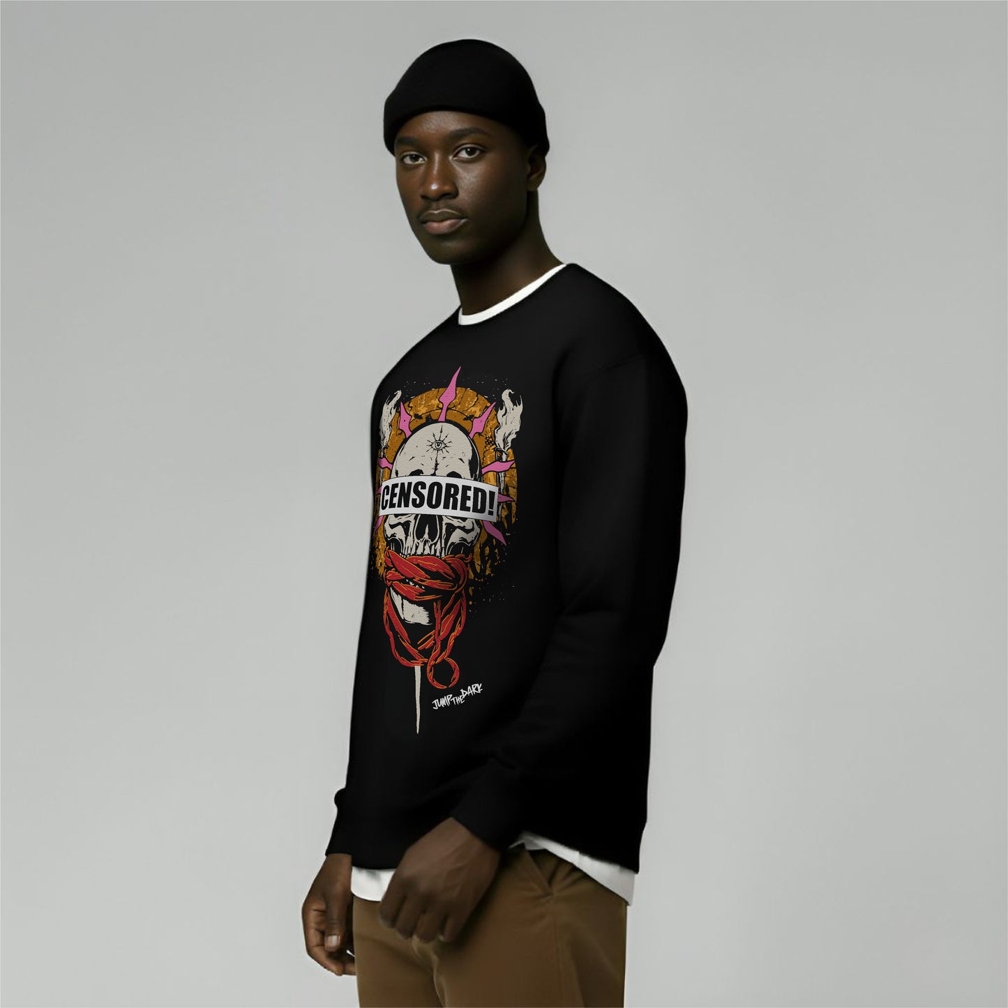CENSORED - Graphic Crew Neck Sweatshirt