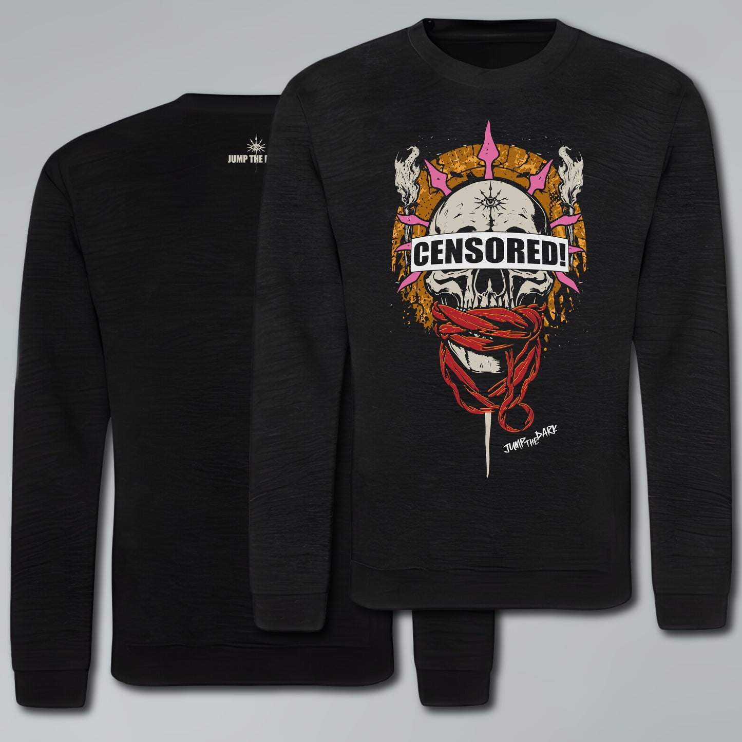 CENSORED - Graphic Crew Neck Sweatshirt