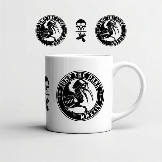 Jump The Dark Mug - Alt Mug - Logo Mug - Coffee Cup - Branded Mug
