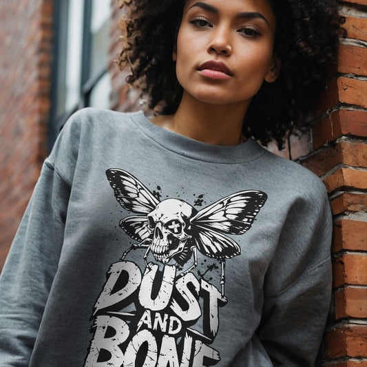 Graphic Crew Neck Sweatshirt - Streetwear Sweatshirt for Men and Women - Jump The Dark