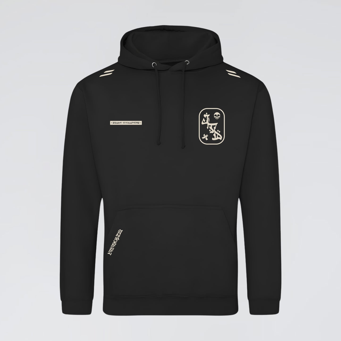 Everyday Streetwear Hoodie with Bold Graffiti Graphic. Jump The Dark