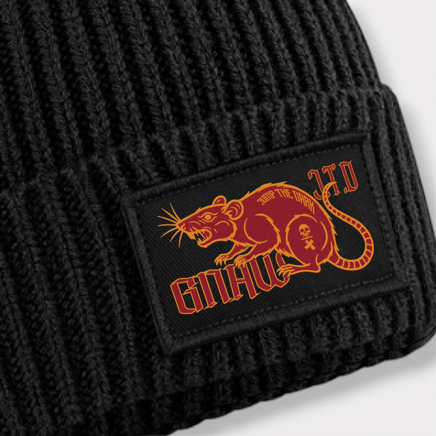 GNAW - Black Beanie Hat
