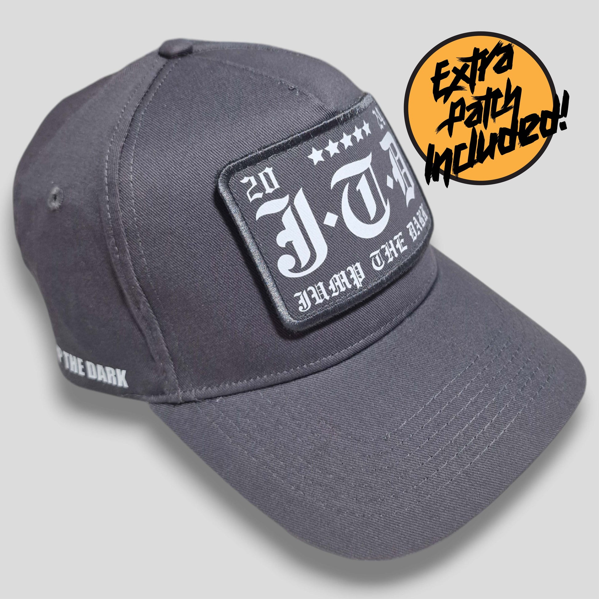 Interchangeable Snapback Cap - Grey - Hat - Jump The Dark