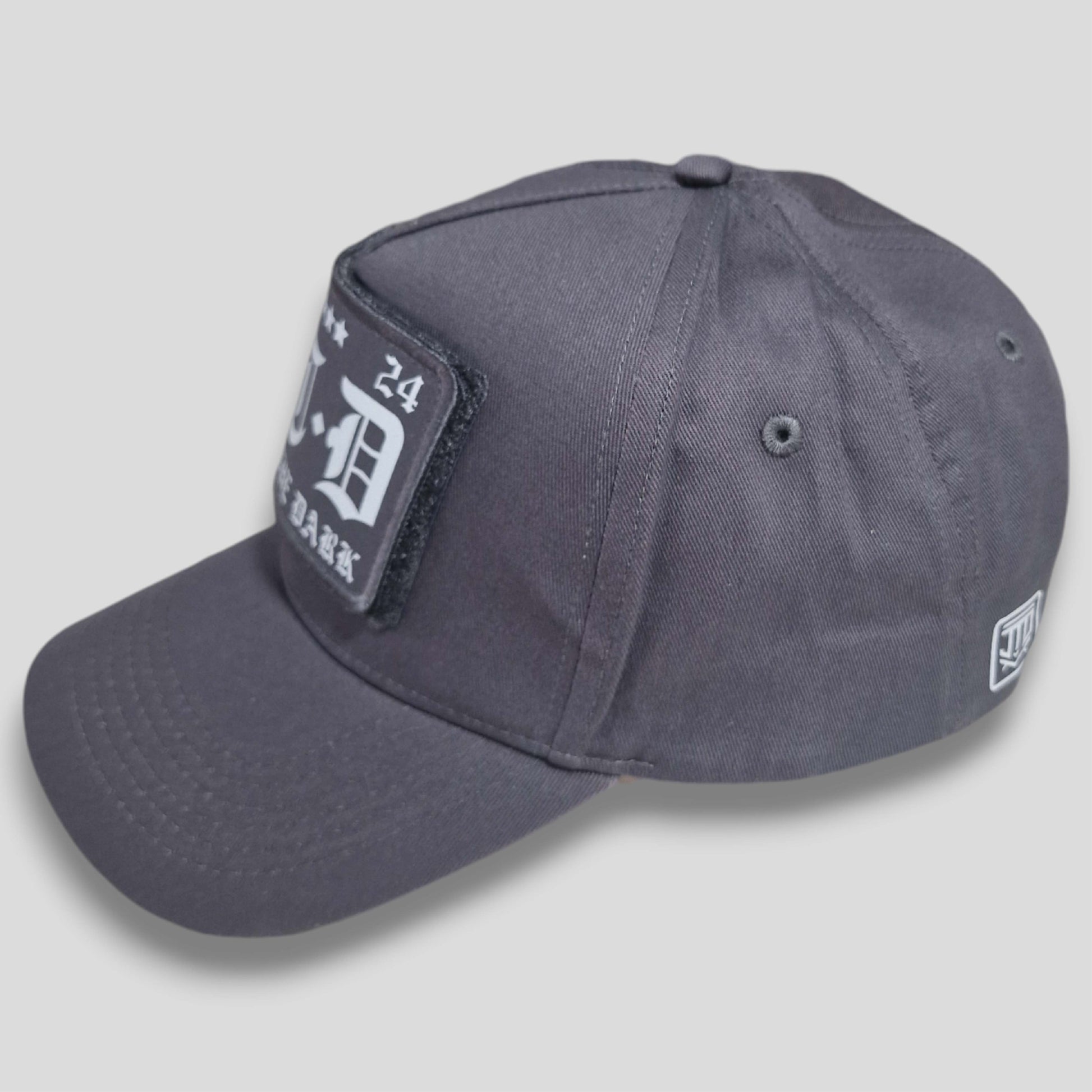 Cotton Twill Cap - Snapback - Grey - Headwear - Jump The Dark