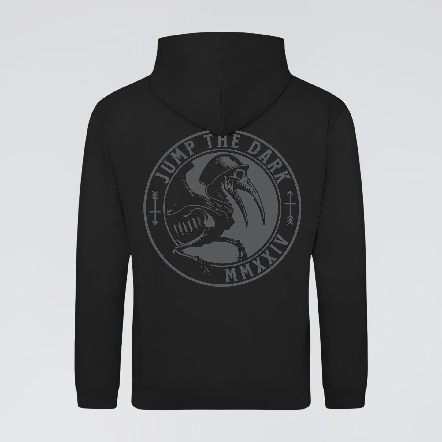 Jump The Dark Grey Logo - Graphic Hoodie