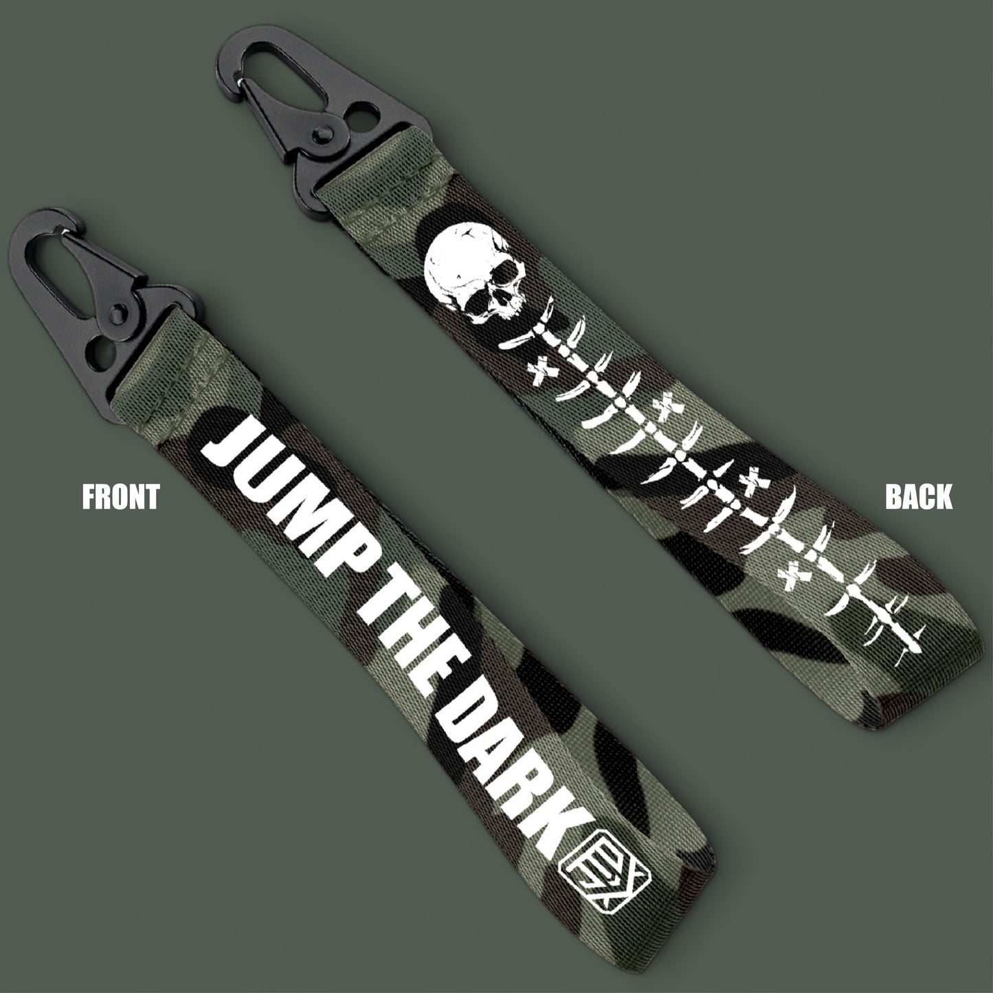 Jump The Dark - Fashion Accessories - Key Clip - Camo Key Chain