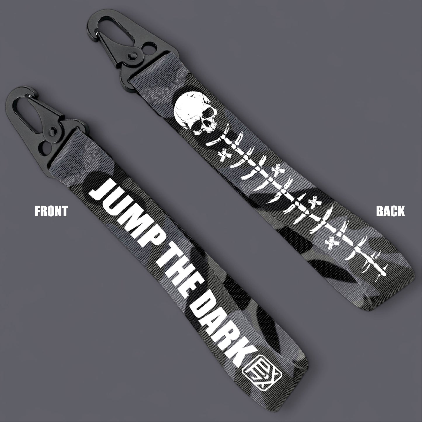 Jump The Dark - Streetwear Fashion - Key Chain - Midnight Camo