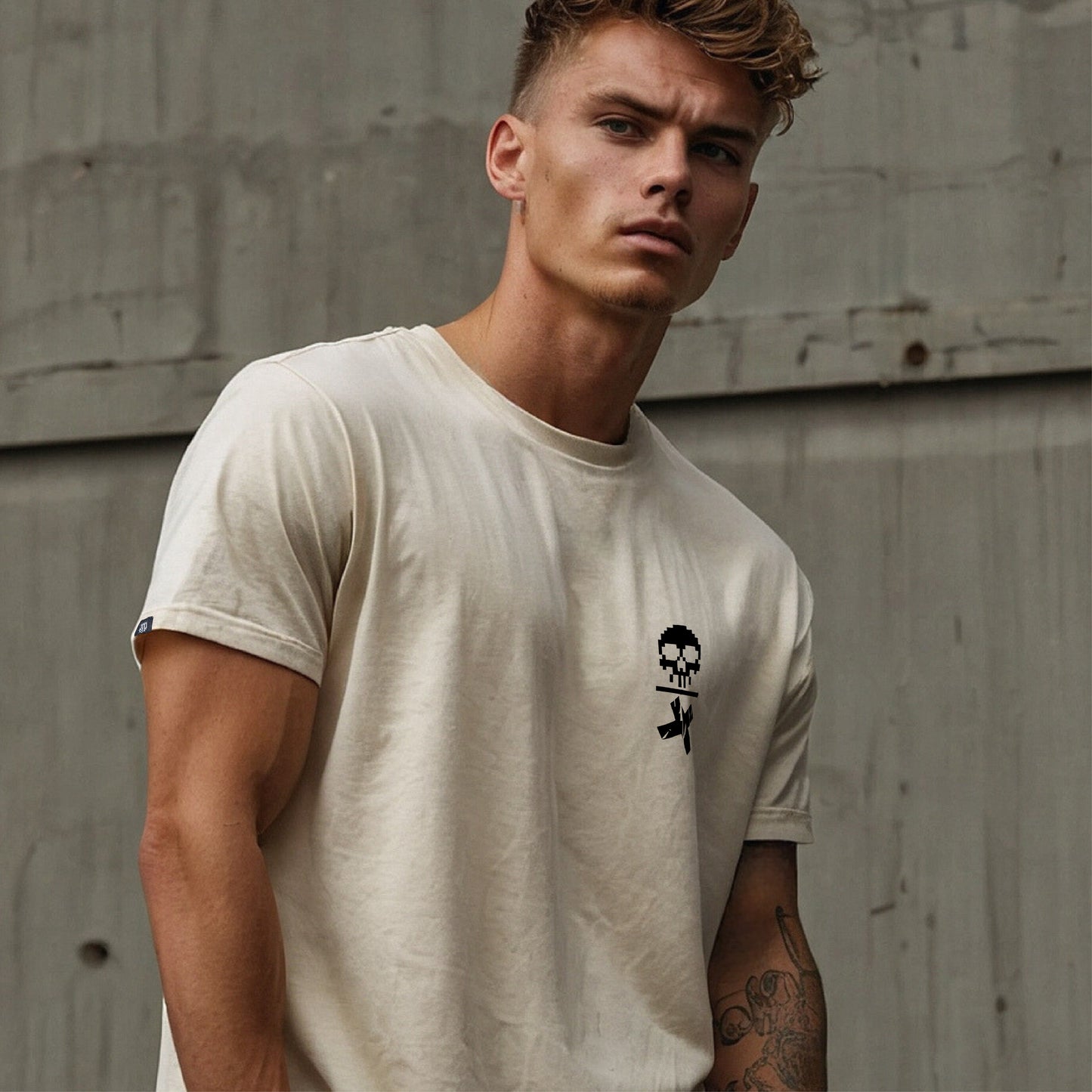 Jump The Dark Mid-Point Premium Heavyweight T-shirt with Large Back print – Unisex Streetwear