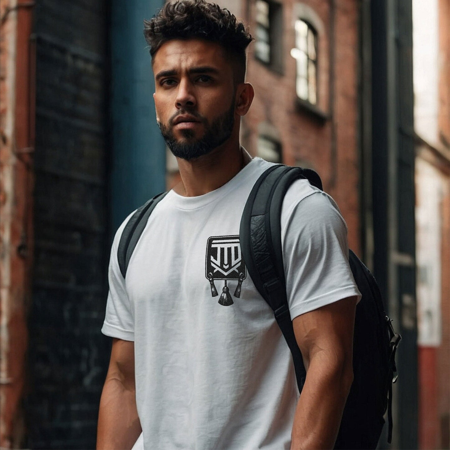 Printed T Shirt - Pocket Print - Men's - Shogun - Samurai T Shirt -  Shogun Skeleton - Jump The Dark