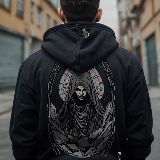 Supremacy Gothic Graphic Hoodie - Alternative Streetwear Hoodies for Men and women - Jump The Dark