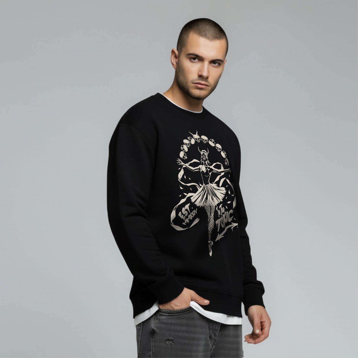 TUTU TOXIC - Graphic Crew Neck Sweatshirt