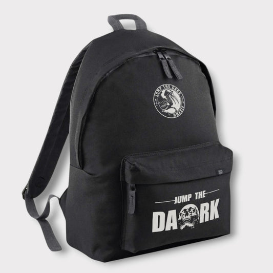 Streetwear Black Utility Backpack - Black Alternative Backpack - Jump The Dark
