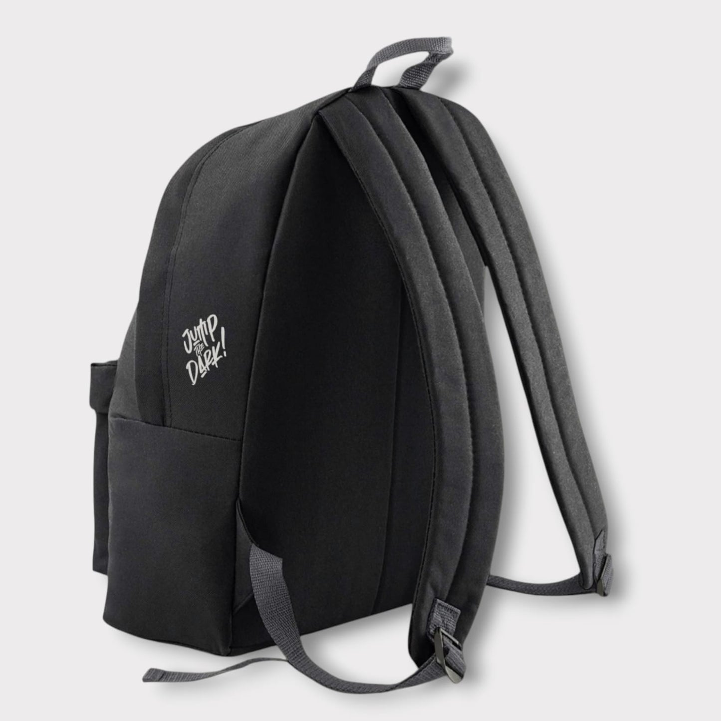Durable Streetwear Black Backpack - Black Casual Backpack - Jump The Dark