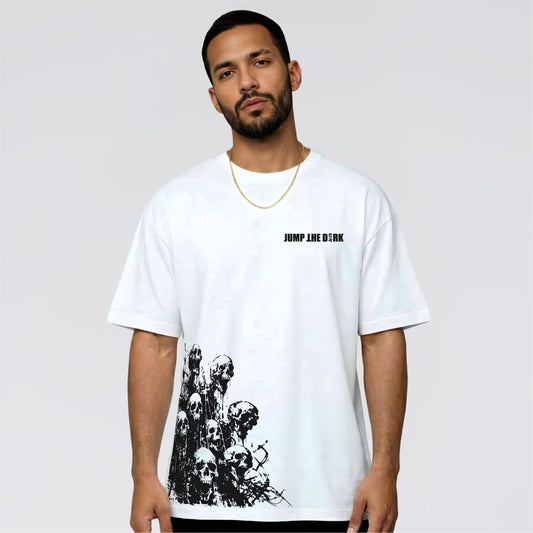 Unisex skull print t-shirt for men and women