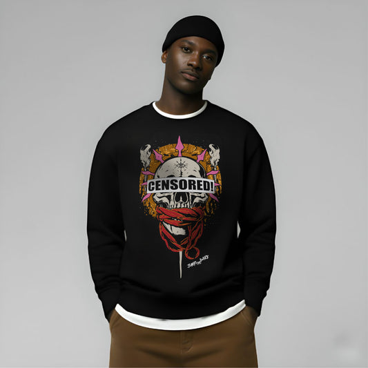 CENSORED - Graphic Crew Neck Sweatshirt
