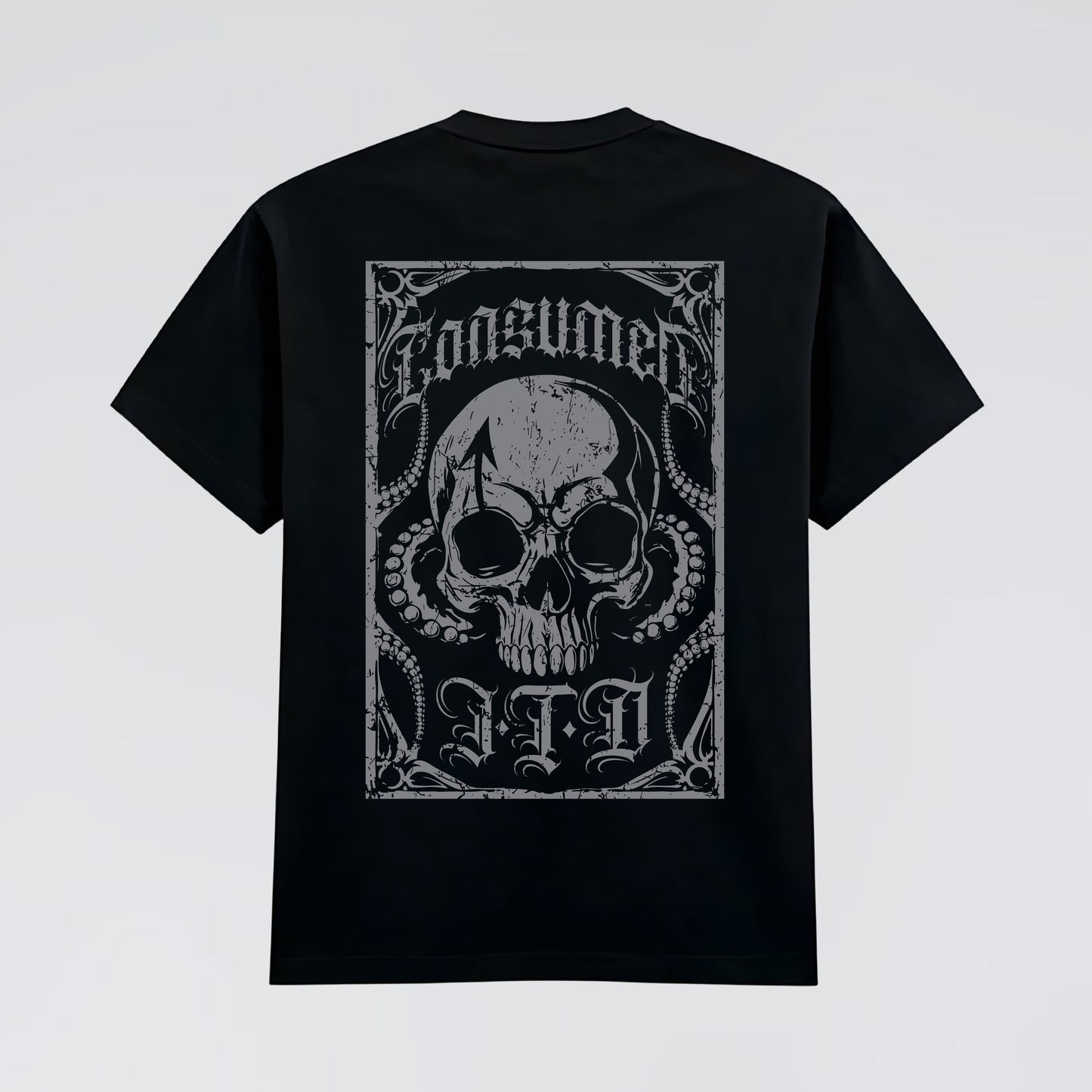 Jump The Dark Consumed black heavyweight t-shirt