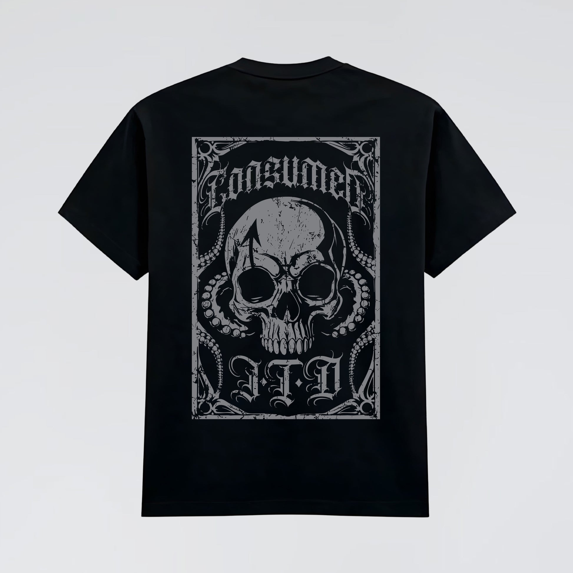 Jump The Dark Consumed black heavyweight t-shirt