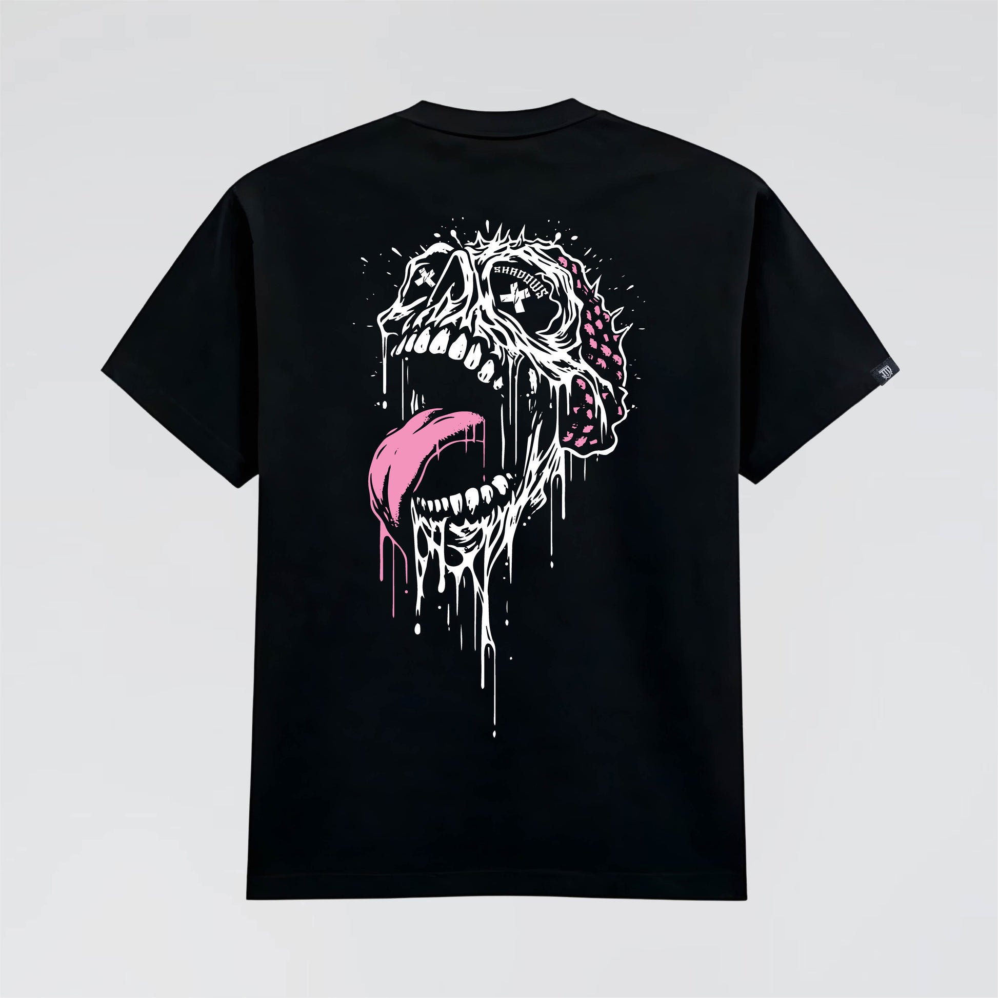 Black Premium Heavy streetwear Tee with large graphic.