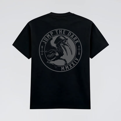 Jump The Dark Grey Logo - Heavy Graphic T-Shirt