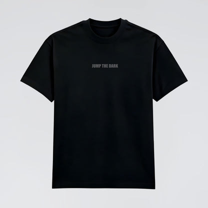 Jump The Dark Grey Logo - Heavy Graphic T-Shirt