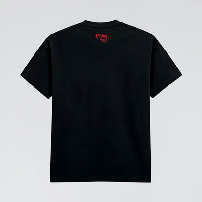 Classic black crew neck unisex streetwear t-shirt