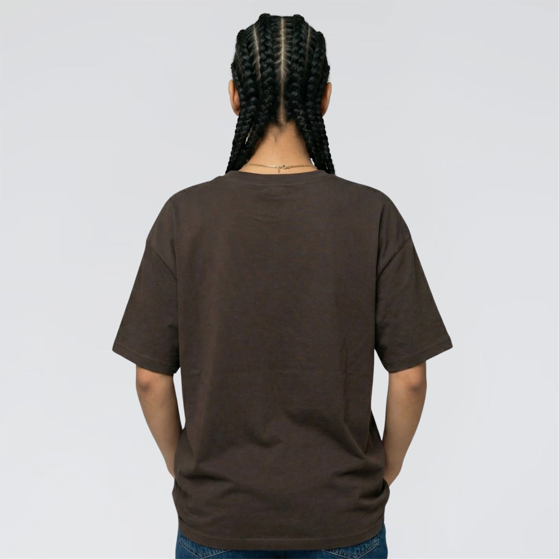 Women’s brown graphic cotton t-shirt UK