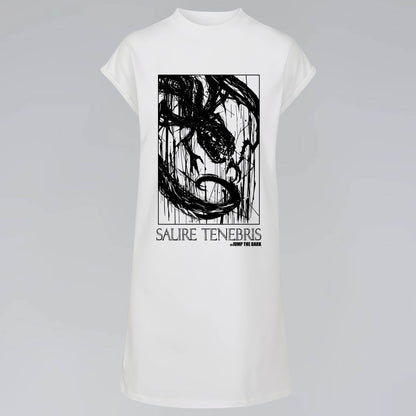 SALIRE TENEBRIS 001 - High Neck Graphic T-Shirt Dress