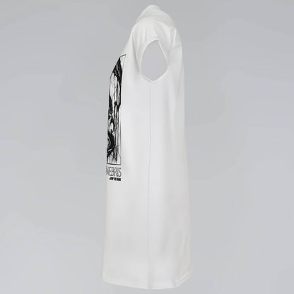 SALIRE TENEBRIS 001 - High Neck Graphic T-Shirt Dress