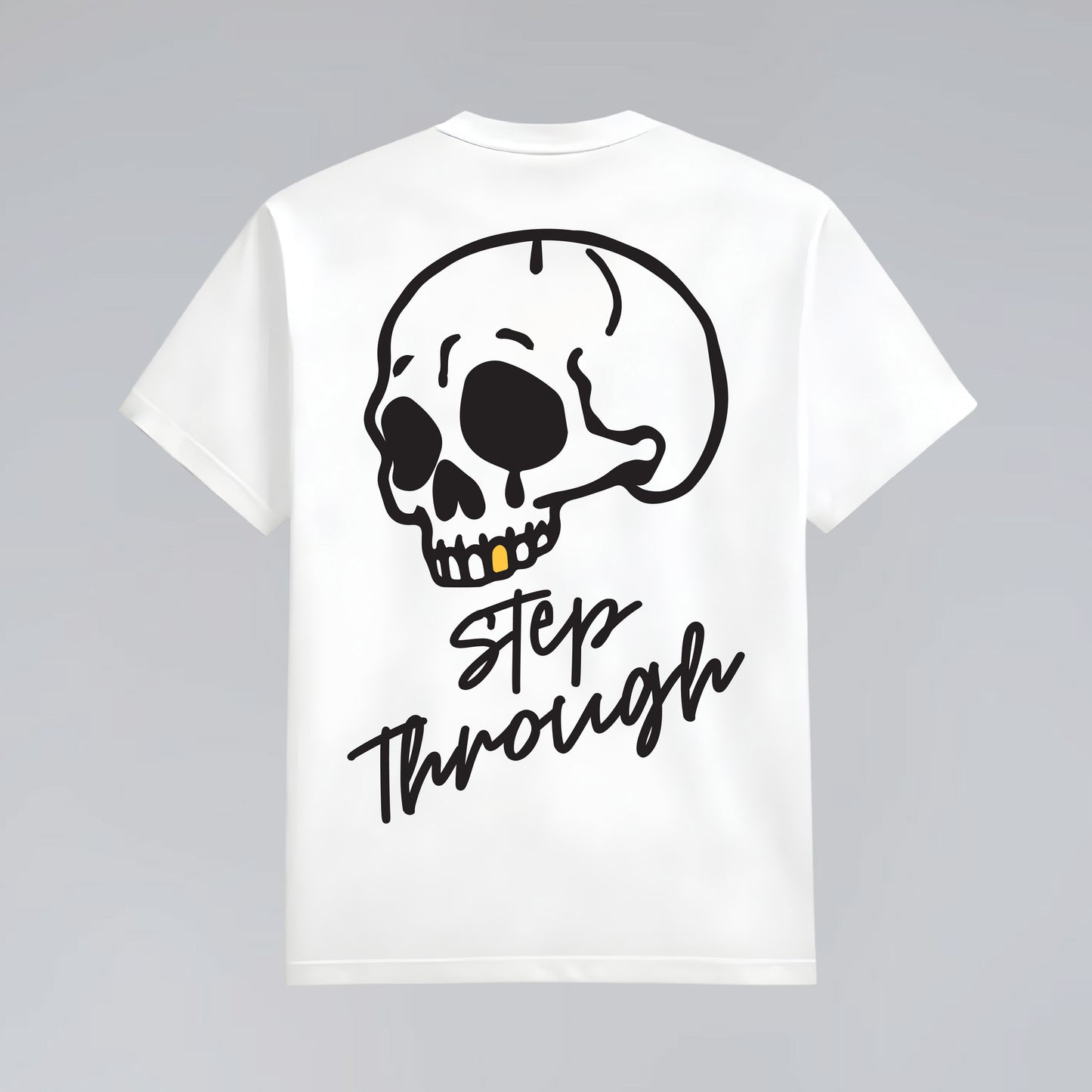 Heavy Premium Graphic Tee - Bold Skull Artwork - Jump The Dark London Streetwear
