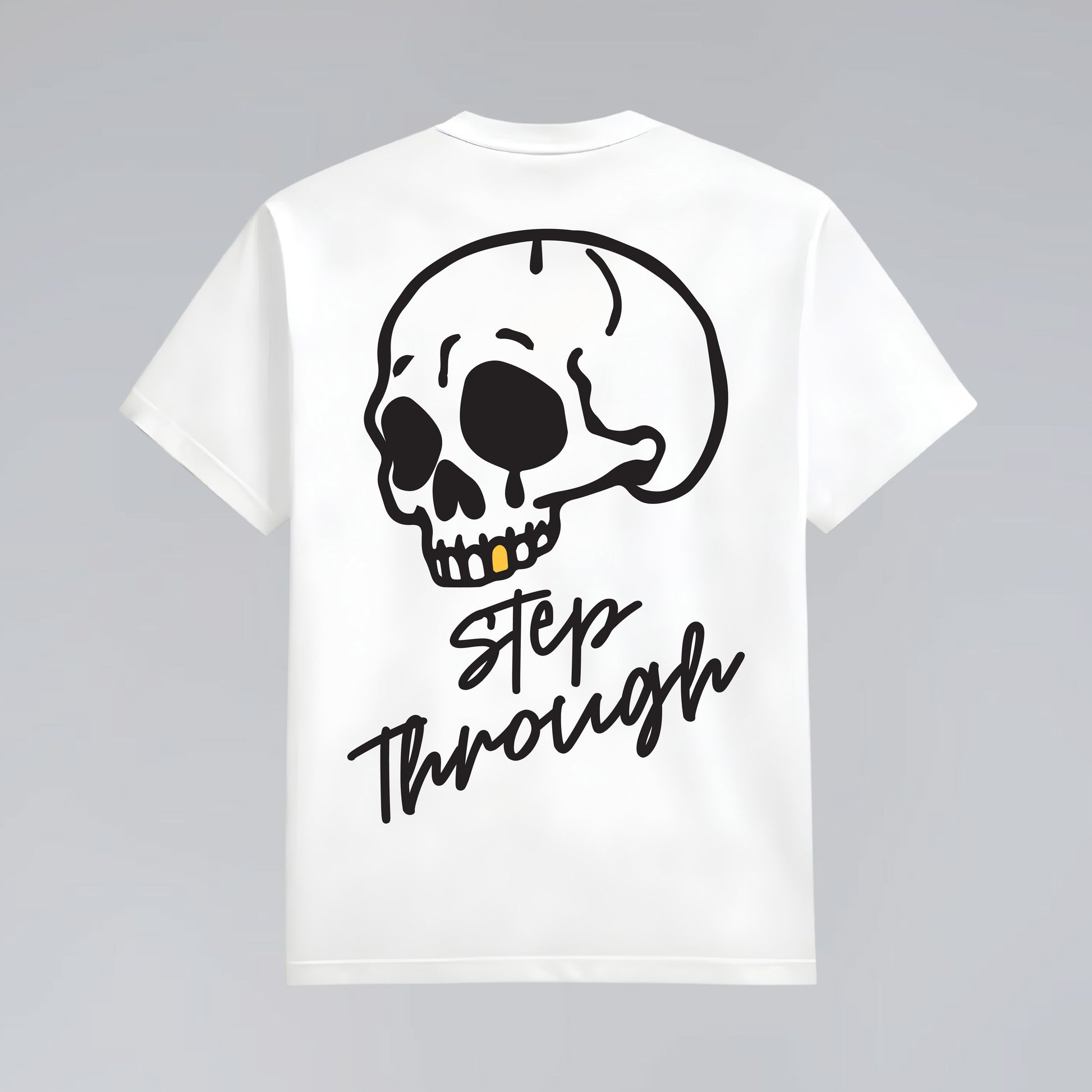 Heavy Premium Graphic Tee - Bold Skull Artwork - Jump The Dark London Streetwear