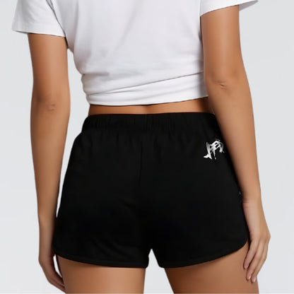 JTD - Women’s Black Retro Shorts